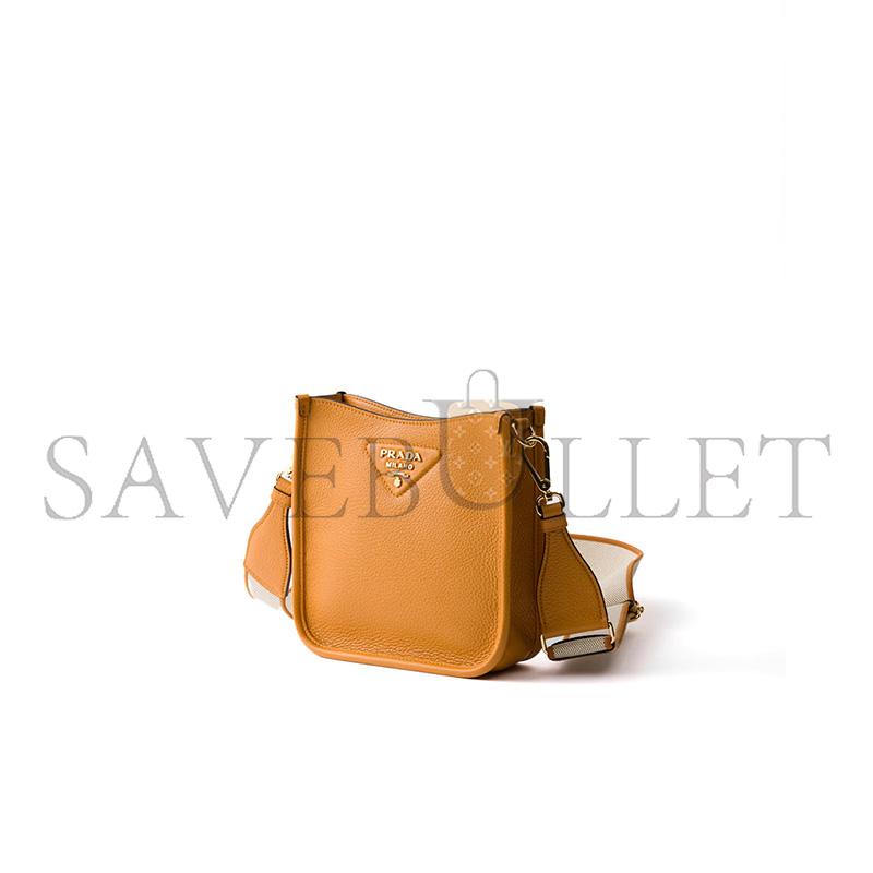 PRADA LEATHER MINI SHOULDER BAG 1BH191 (20*19*6cm)